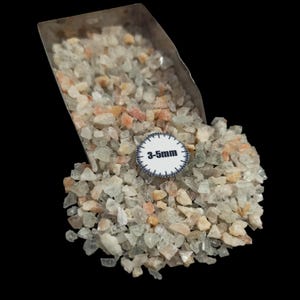 Green Sunstone Gemstone Crushed Coarse 3-5mm | Gem Crushed Powder | Jewelry making Wood Inlay Woodworking Art