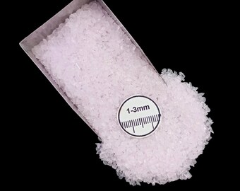 Coarse Pink Chalcedony Coarse 1-3mm For Resin Art Ring Inlay Woodworking for Christmas Crafts Jewelry Art Making Wood Working