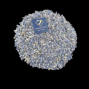 Natural Sodalite Crushed Powder for Art  Crafts - 1mm to 3mm High Quality Inlay Resin