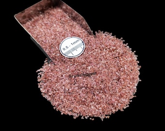 Natural Garnet Gemstone Crushed Powder For Woodworking Jewelry Making Ring Inlay 0.5-1mm Size