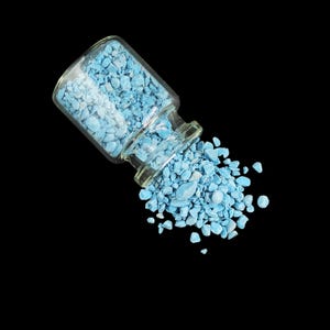 Sky Blue Turquoise Crushed Gemstone Powder: Jewelry, Woodworking, Crafts