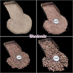 Natural Crushed Rhodonite Gemstone Dust: Jewelry Making, Wood Inlay