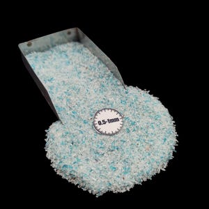 Dyed Aquamarine Crushed Gemstone 05-1mm for Resin Art Jewelry Making  Home Décor  Hand Crushed Natural Stone