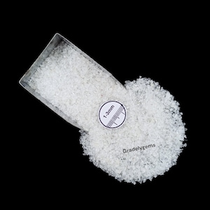 Natural Clear Crystal Gemstone Powder for Jewelry Making Woodworking Inlay and Art Projects - Hand Crushed 1-3mm Ethically Sourced 20g-5kg