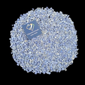 Natural Lapis Lazuli Powder: Crushed Gemstone Dust for Crafts