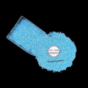 Turquoise Gemstone Crushed Powder For Woodworking Jewelry Making Ring Inlay 0.5-1mm