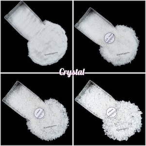 Clear Crystal Quartz Gemstone Crushed Powder - Perfect for Inlay Resin Art  Jewelry Crafting