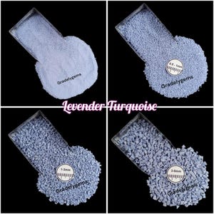 Lavender Turquoise Crushed Powder for Crafts  Art - Hand Crushed Gemstone Dust Available in Fine to Coarse Sizes