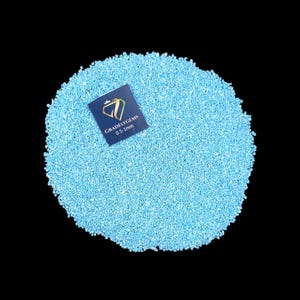 Turquoise Gemstone Powder: Crushed Stone Dust for Crafts (0.5-1mm)