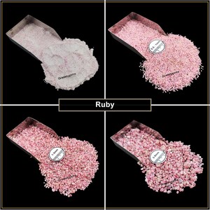 Natural Ruby Birthstone Gemstone Crushed Powder - July's Fiery Elegance for Artistic Inlay, Resin Art, and Exquisite Jewelry Crafti