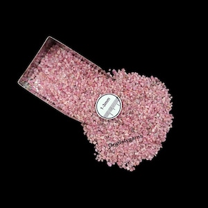 Ruby Gemstone Dust Powder 1-3mm - Gemstone Crushed Powder Supplies For Silver Art and Jewelry Making for Christmas Crafts
