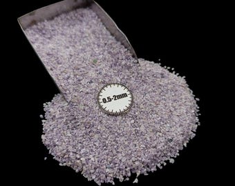 Crushed Natural Lapidolite 05-2mm Gemstone Powder for Resin Art Home Decor  Nail Art - Hand Crushed Ethically Sourced