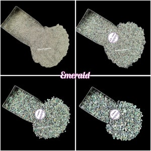 Emerald Birthstone Crushed Powder - Mays Vibrant Green for Resin Art Inlay  Jewelry Crafting