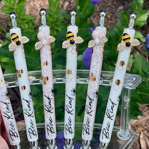 Bee Kind Stainless Steel Gel Pen