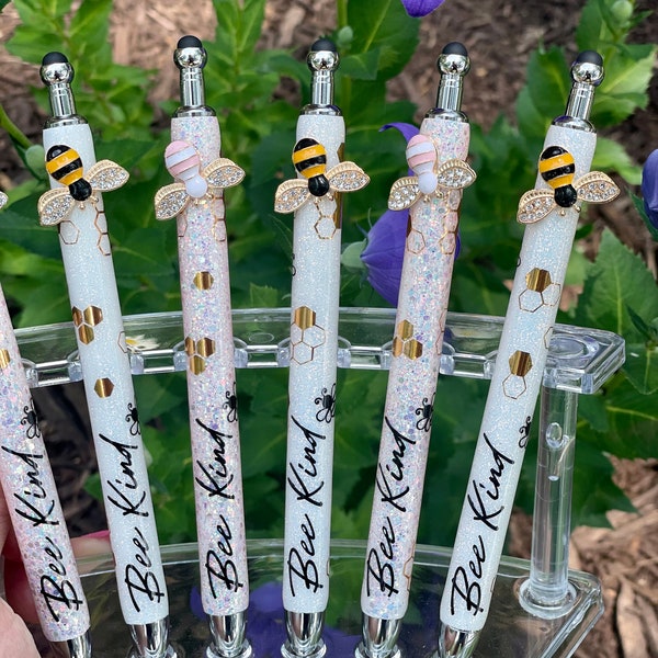 Bee Kind Stainless Steel Gel Pen