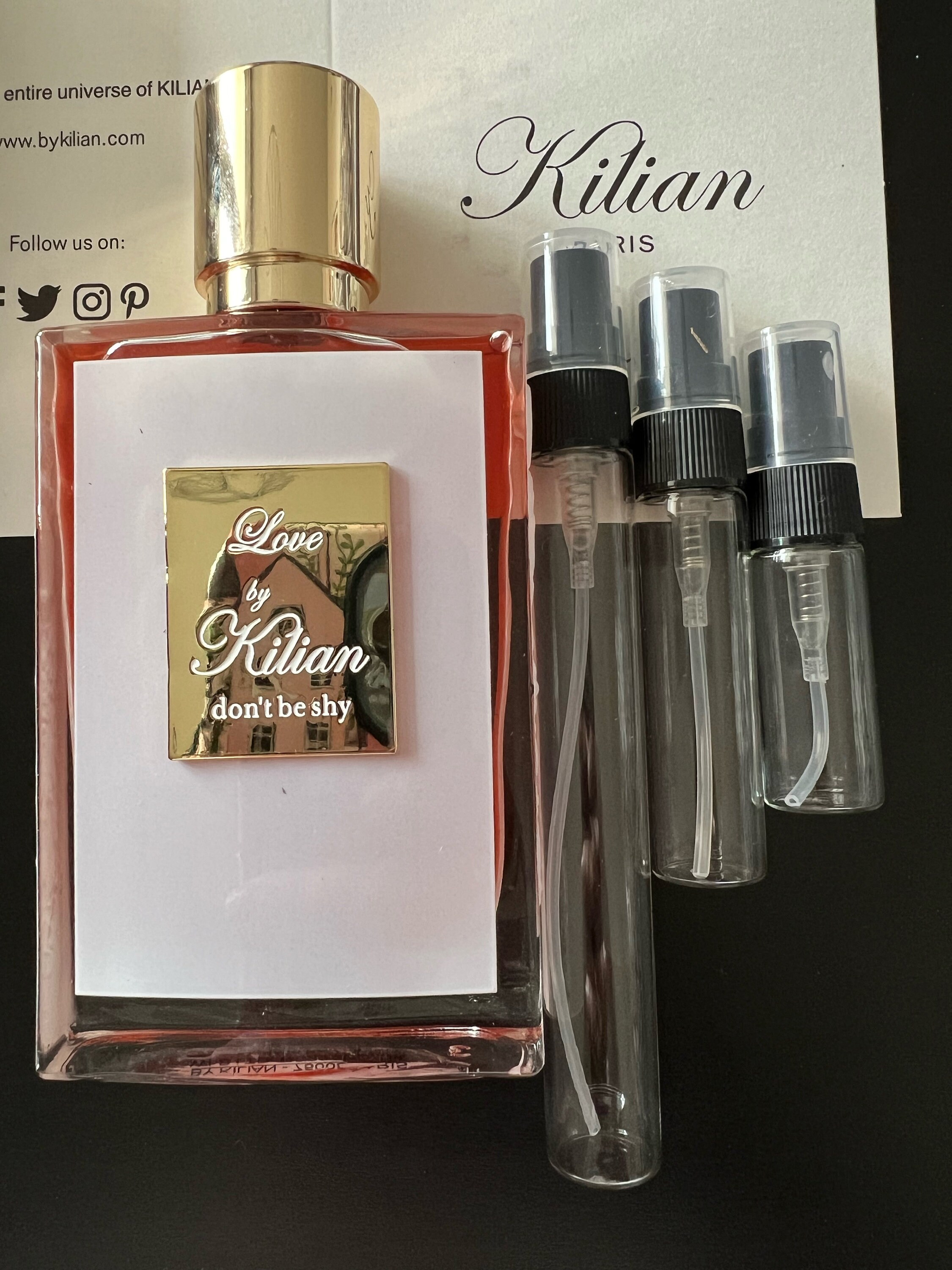 Kilian Eau De Parfum love Don t Be Shy Etsy Ireland