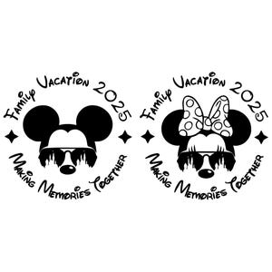 Making Family Memories Svg Png, Family Trip Svg, 2025 Family Vacation Svg, Magical Kingdom, Vacay Mode, Family Trip Png Svg Files For Cricut