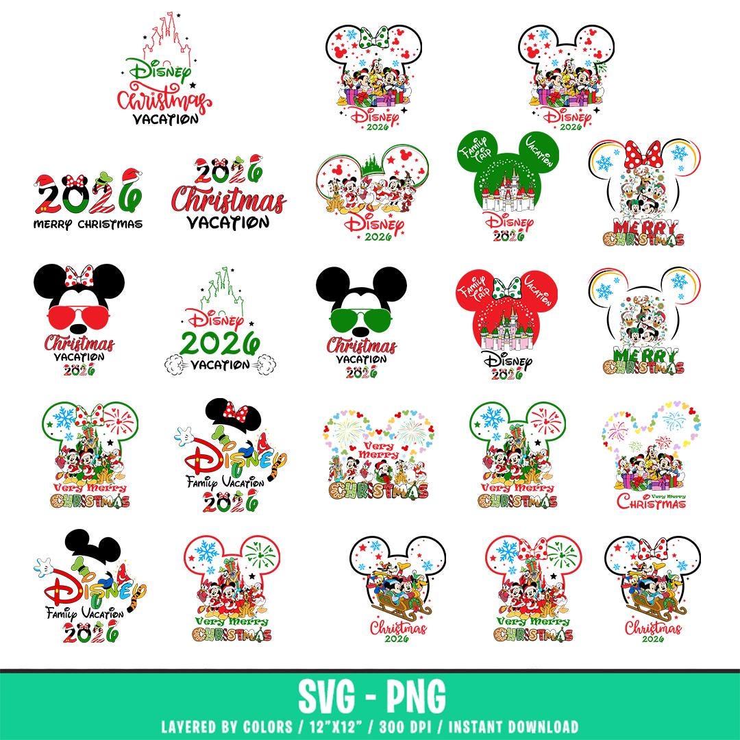 Christmas Family Trip Bundle SVG PNG, Xmas Family Vacation Png, Family ...