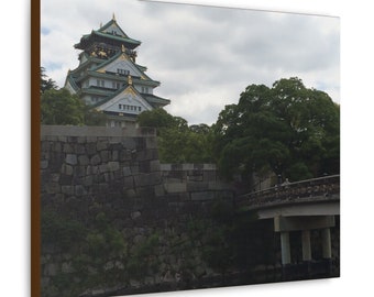 Osaka Castle Canvas Gallery Wraps Osaka Japan - Japanese Wall Art Decor Photograph