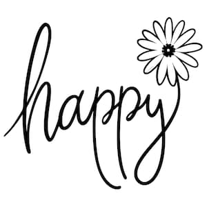 Happy SVG Bundle: Feel Good & Mindfulness Quotes (Digital Download)