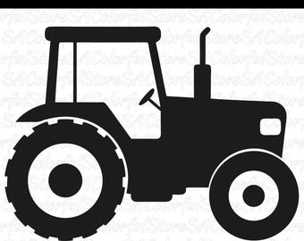 Pacchetto SVG di trattori dei cartoni animati: clipart di fattoria, file di taglio Cricut (download digitale)