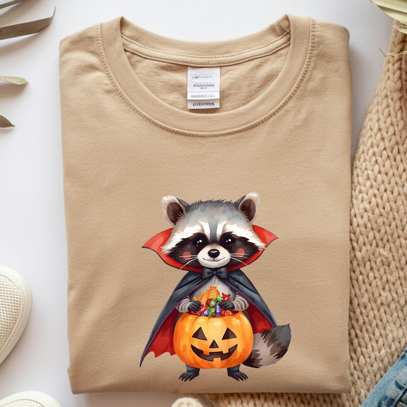 Dracula Raccoon Clipart, Halloween Vampire PNG, Commercial Use - Etsy