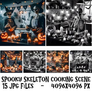 Halloween Kitchen JPG Bundle: Spooky DIY Frames (Digital Download)