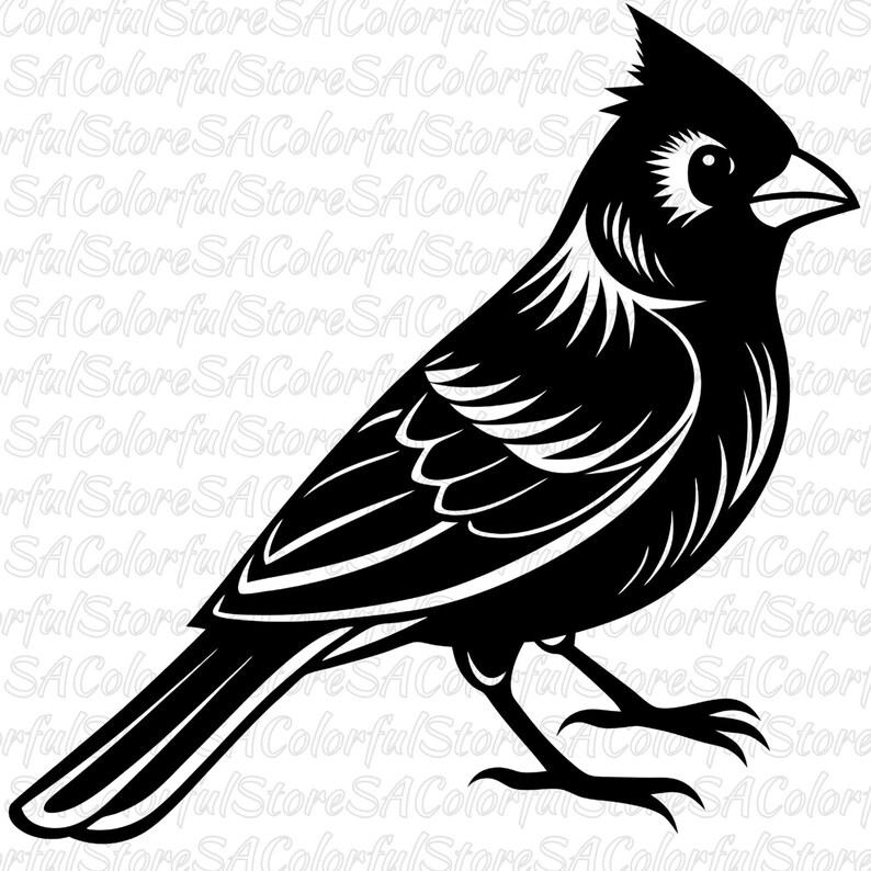Red Cardinal SVG Clipart Bundle: Bird Lover Cricut Cut Files (digital ...