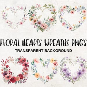 15 Clipart de Coroa de Coração Floral Coroa de Coração png Moldura Floral Dia dos Namorados Moldura Floral Clipart Moldura Floral Dia dos Namorados, Dia das Mães