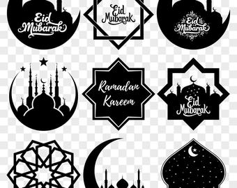 Islamic SVG Bundle: Ramadan & Eid Mubarak Designs (Digital Download)