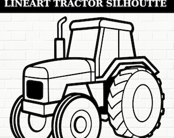 Pacchetto SVG Trattore: File di taglio Silhouette Fattoria per Cricut