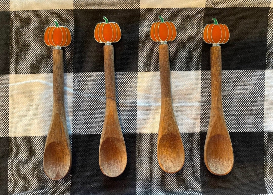 New Mini Pumpkin Spoons Etsy