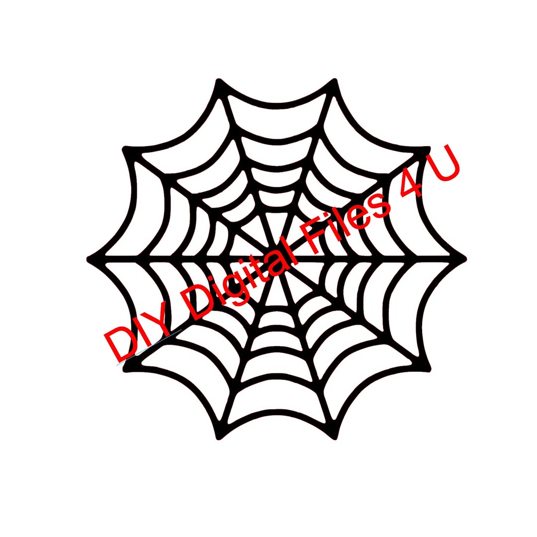Spider Web Svg Digital File Cricut Silhouette CNC Router CNC File Cut ...
