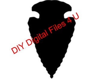 Arrowhead Svg Digital File Cricut Silhouette CNC Router CNC File Cut Files .SVG  X Carve Router File Glowforge Laser Engraver