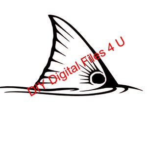RedFish Tail Red fish tailing Red Drum Svg Digital File Cricut Silhouette CNC Router CNC File Cut Files SVG X Carve Cnc Glowforge Laser