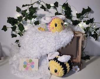 Handmade Crochet Bee Plush Toy