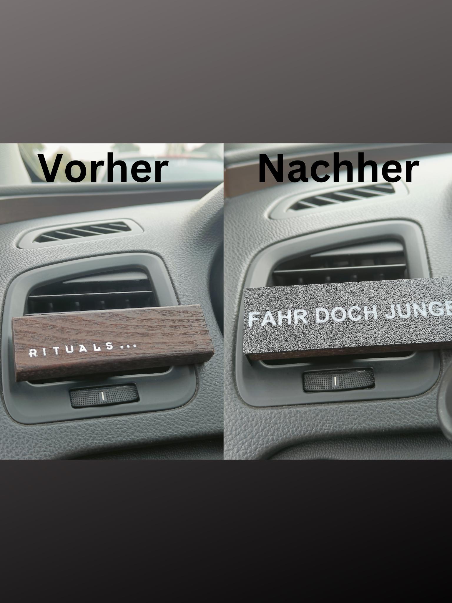 Personalisierter Auto DuftCase für Rituals Car Parfum - Individuelle Hülle für Autoduft - Auto Lufterfrischer Dekoration -Geschenk für Auto