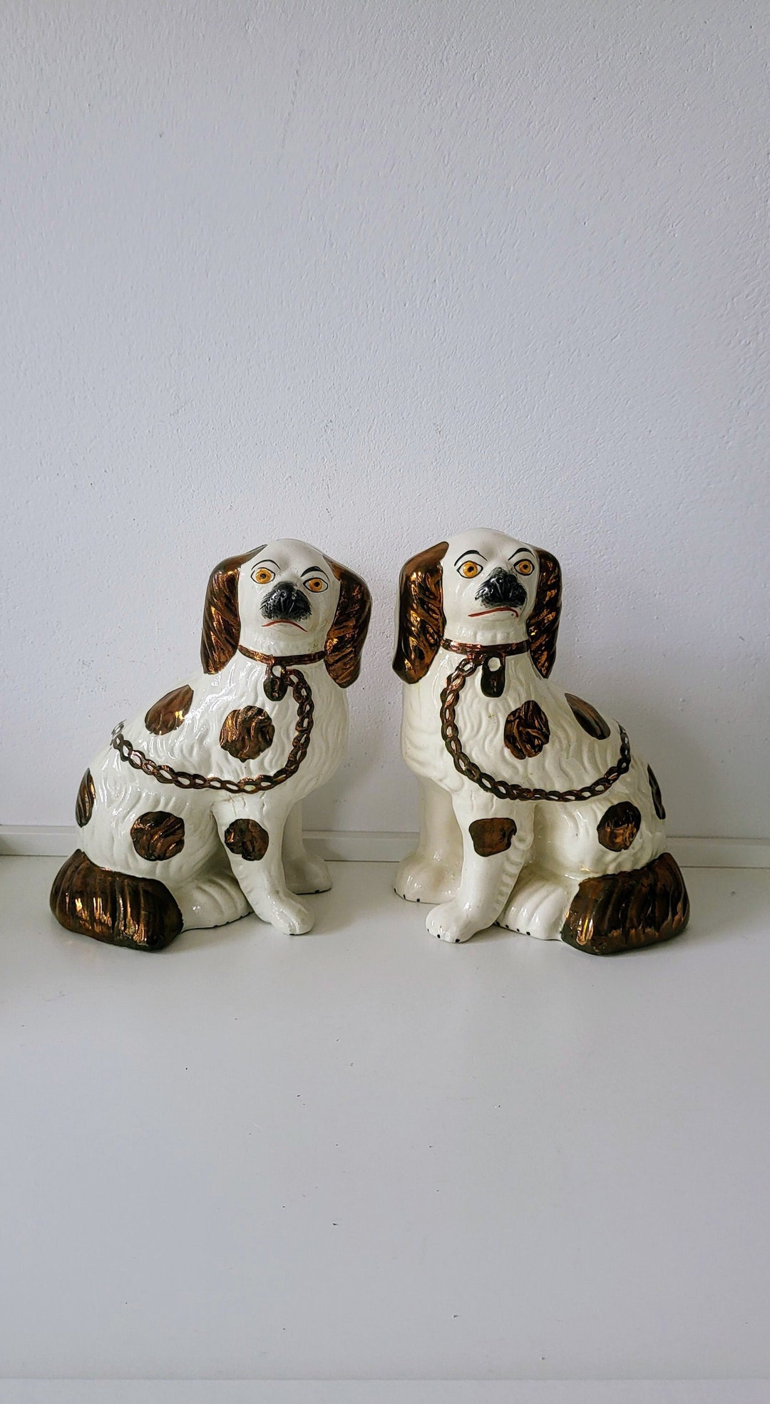 Staffordshire Pottery Dogs, Kapitänshunde, Puffhunde, Bordellhunde Etsy