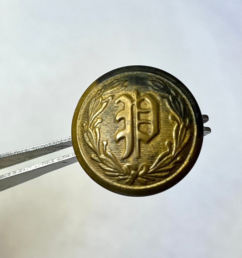 Vintage Police Uniform Buttons Set of 3 Fine Quality Etsy