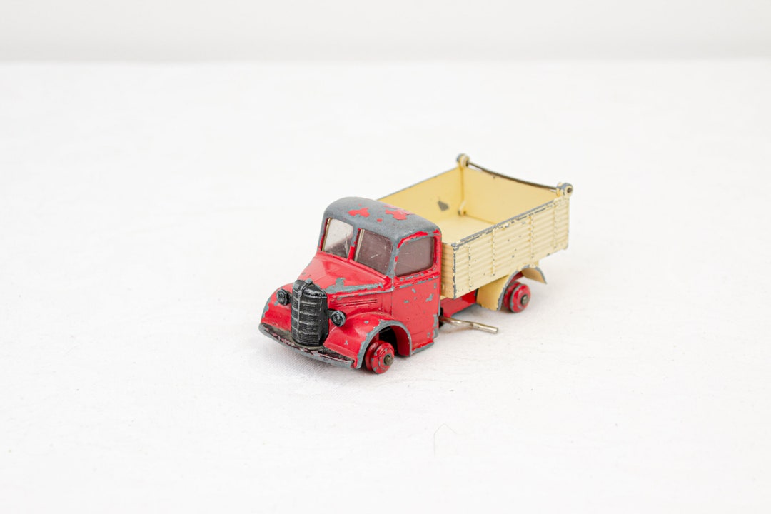 Bedford Tipper Dinky Toys 410 - Camion Benne Jaune, Zamak, UK