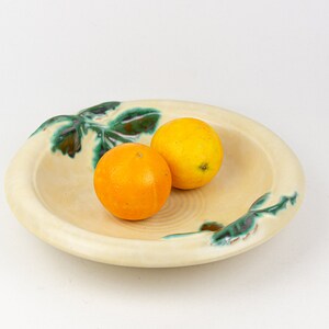 Upsala-Ekeby Fruit Dish &quot;Murgröna&quot; (Ivy-decor) - Design by ANNA-LISA THOMSON - Swedish 1940s Vintage