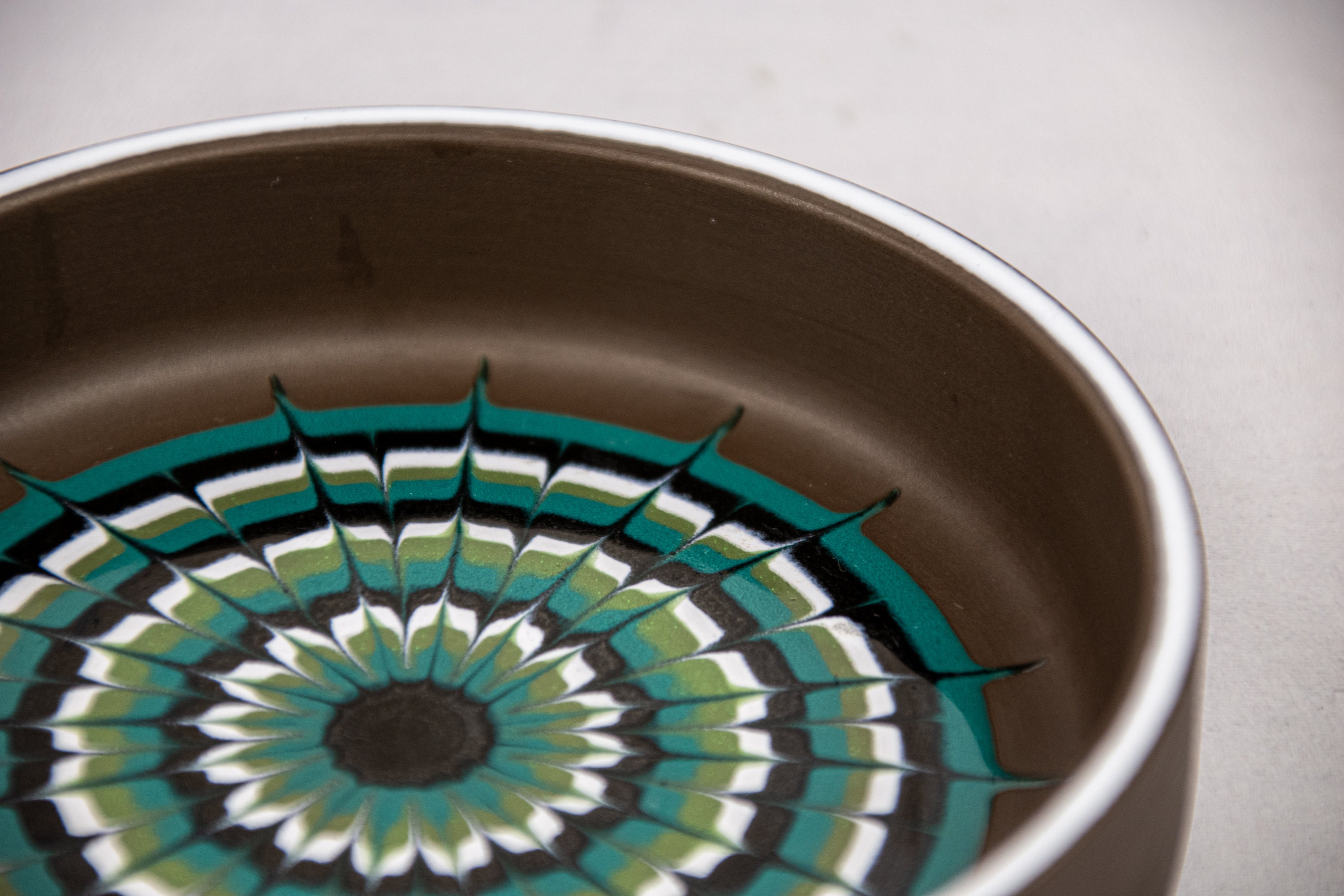 Vintage Brown MURAMIC Trinket Dish Made by Hornsea Pottery Etsy