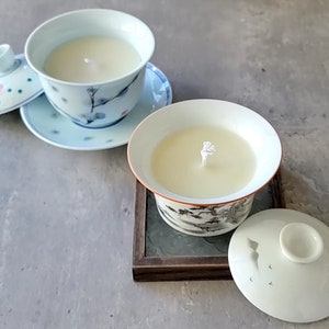 Tea-Scented Soy Candle in Gaiwan Teacup