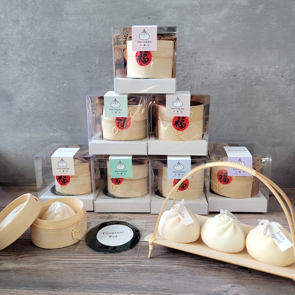 Xiao Long Bao Soy Candle with Steamer Gift Set