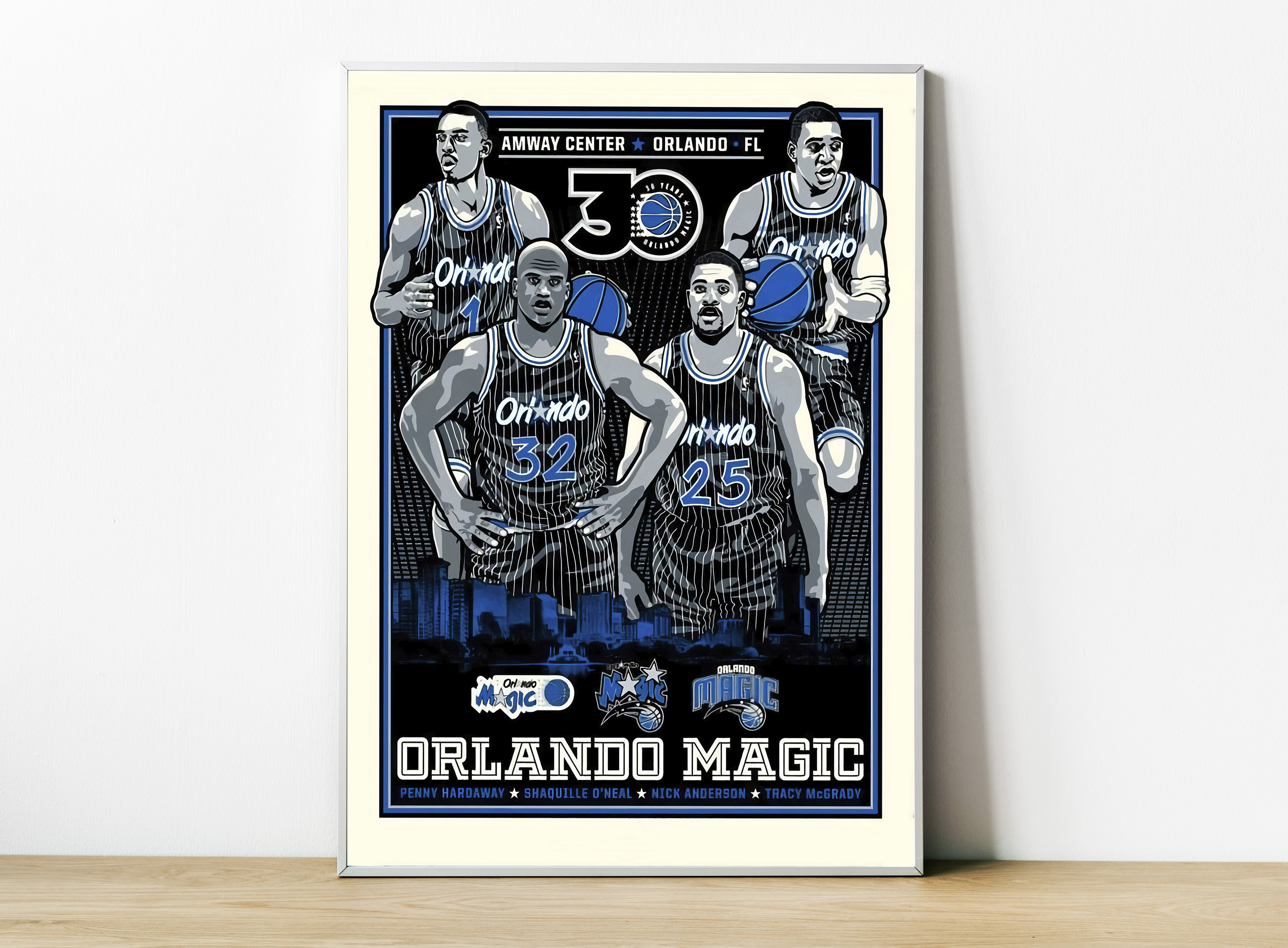 Orlando Magic Vintage 90s Nick Anderson Champion Basketball 