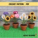 see more listings in the Flower Crochet Patterns section