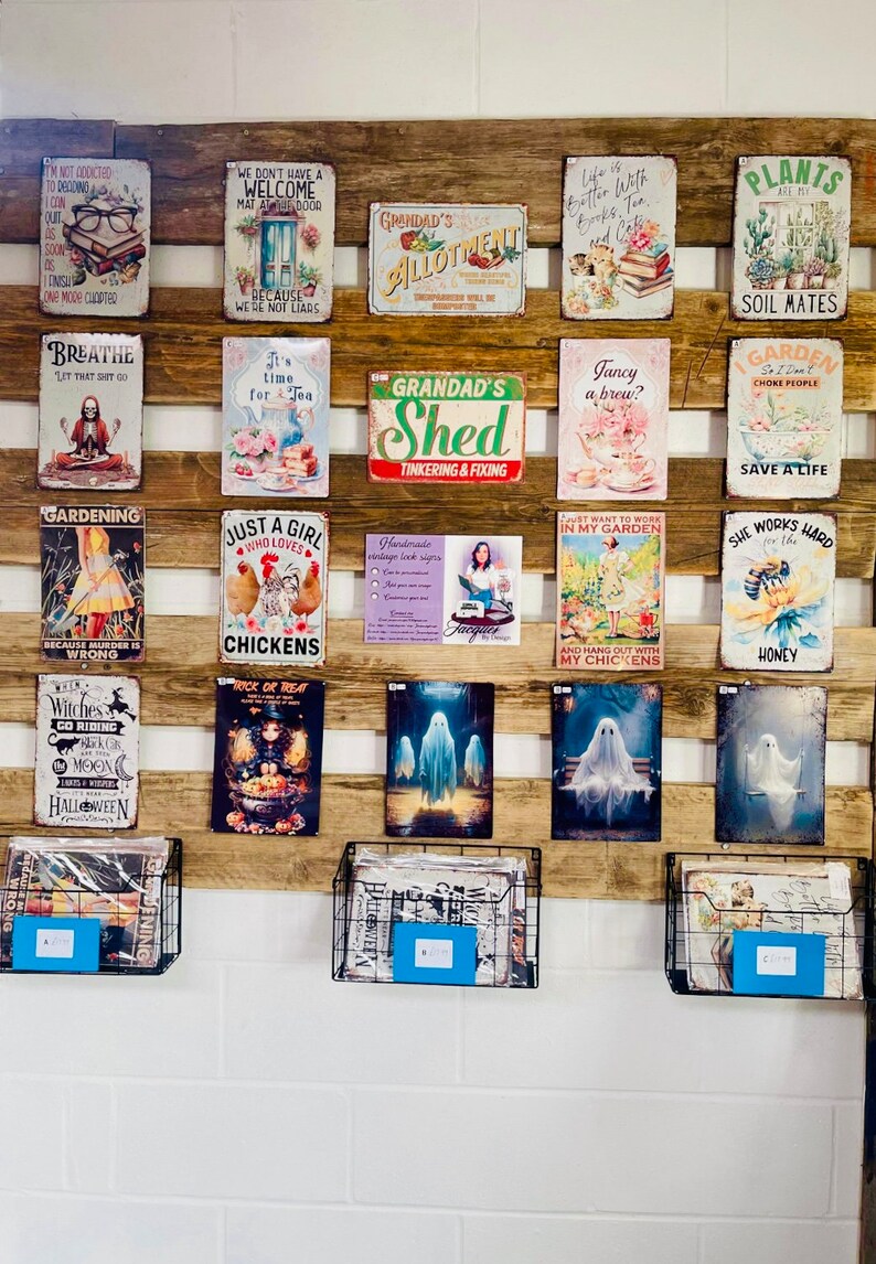 Cute Bathroom Signs, Metal Bathroom Wall Art, Relaxing Gifts for Women ...