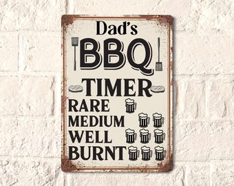 King Of The Grill Dad's Cooking Funny BBQ Tin Metal Sign Yard Patio Garage Decor King Of The Grill Dad's Cooking Funny BBQ Tin Metal Sign Yard Patio Garage Decor