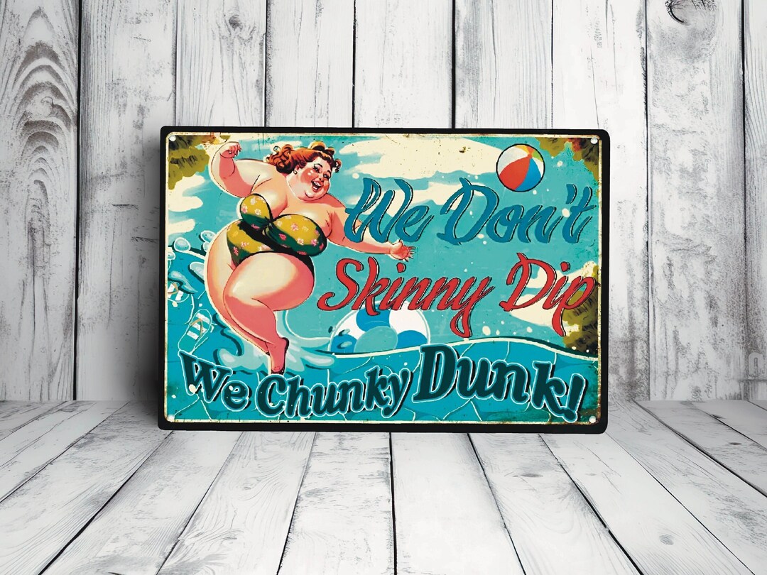 Funny Pool Sign Garden Decor Metal Wall Art Lake House Sign Etsy