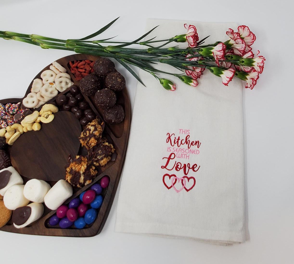 This Kitchen is Seasoned With Love Embroidered Kitchen Towel ...